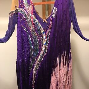 Latin Ballroom Dance Gown
